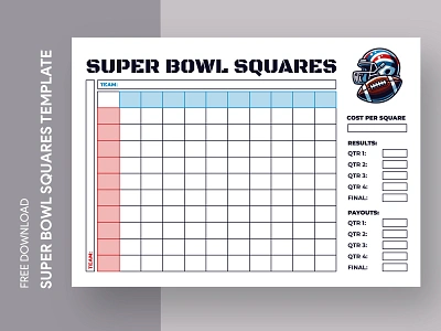 Super Bowl Squares Board docs football football squares free google docs templates free template free template google docs google google docs nfl nfl squares super bowl board super bowl squares super bowl squares board superbowl squares template