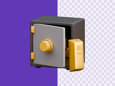 3d Safebox Icon 3d icon