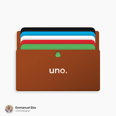 UNO Wallet branding cards design illustration logo product design ui uiux user interface ux wallet