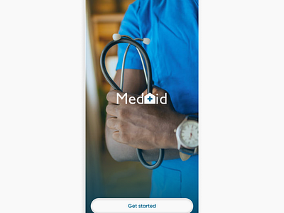 MedAid Splash/Onboarding animation design health health tech illustration logo motion graphics product design prototyping ui uiux user interface ux