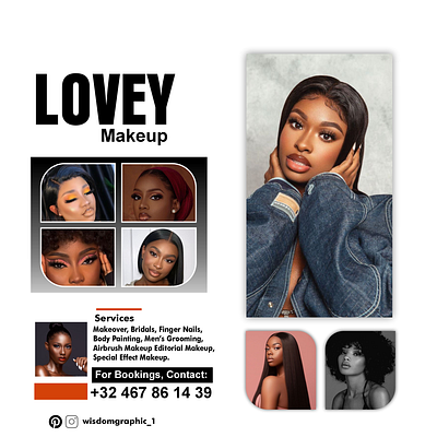 DESIGN FOR MAKEUP ARTIST ad design banner design flyers makeup design