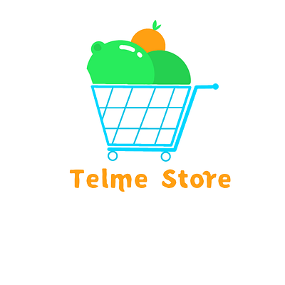 A small grocery buisness called telme store . branding designs graphic design logo design logos modern telme store vector