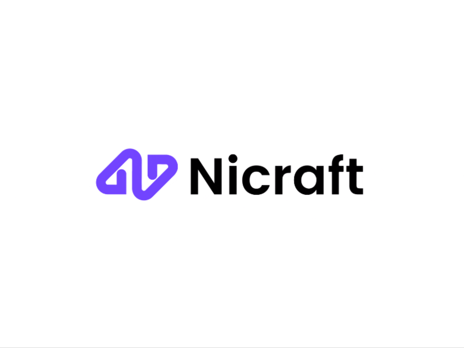 Nicraft Logo Animation 2d animated logo animation brand animation brand identity branding evolution finance fintech growing identity logo logo animation logo design logo motion motion motion graphics progress saas tech web3