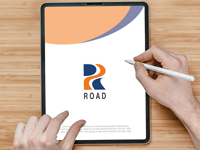 Road Logo Branding brand branding logo branding logo design logodesign logos minimal mockup