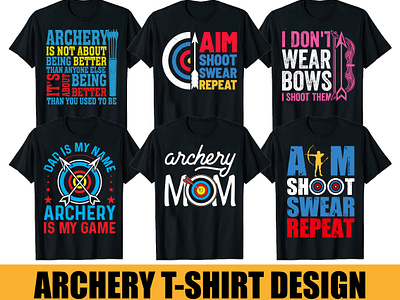 ARCHERY T-SHIRT DESIGN BUNDLE pod t shirtdesign