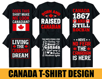 CANADA T-SHIRT DESIGN BUNDLE canada t shirt design