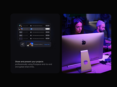 Postpace.io cloud collaboration design project share ui ux video
