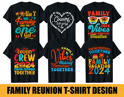 FAMILY REUNION T SHIRT DESIGN BUNDLE tshirt design bundle