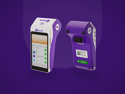 PhonePe Device 1 of 3: Android A75 3d art 3dmodel blender3d branding design illustration ui ux