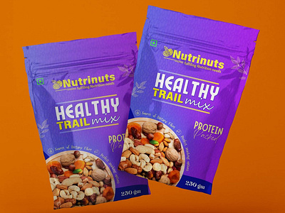 NutrInuts Healthy Trail Mix Packaging advertising branding design digital marketing digital marketing agency food graphic design logo packaging protein