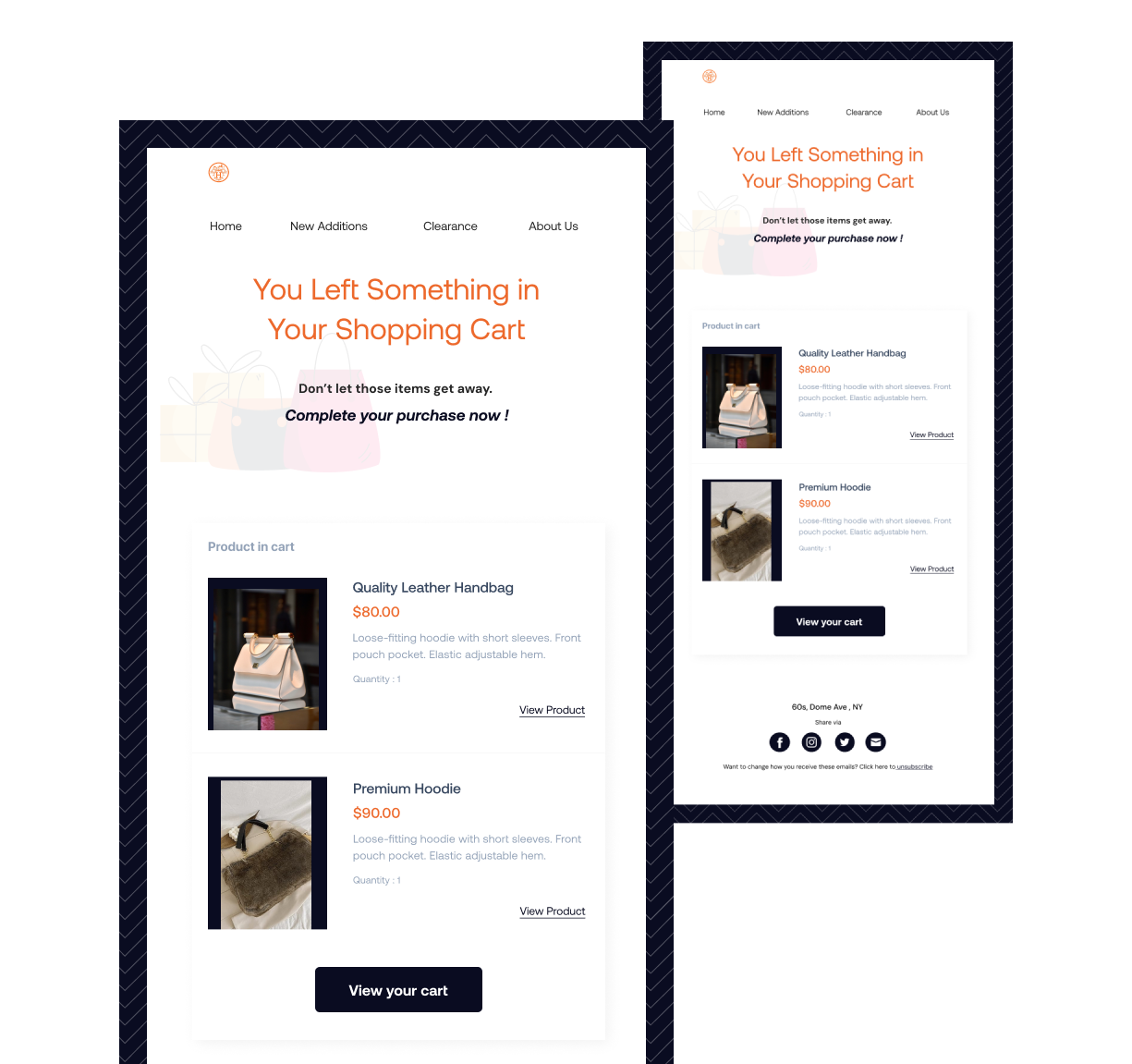Example of Custom Email Design & Copywriting