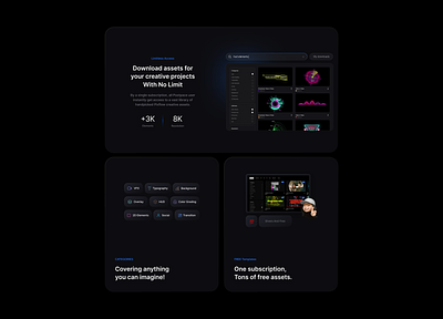 Postpace.io design ui ux video video asset video templates