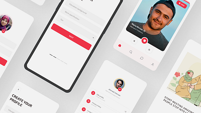 XUL SOMALI DATING APP | Abdimalik Dahir app design branding design designer graphic design illustration logo logo design mogadishu somalia ui uiux ux vector