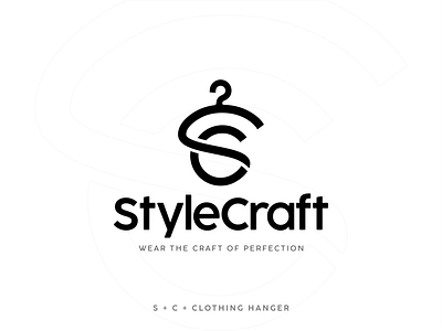 StyleCraft, S+C - Letter Clothing Logo best dribbble shots black and white letter logo brand identity branding design clothing clothing brand logos clothing branding clothing logos custom logo clothing expensive clothing brand logos letter clothing logo logo clothing and apparel monogram logo monogramlogo rimongraphics sc letter clothing logo sc letter logo sc logo table cloth with logo