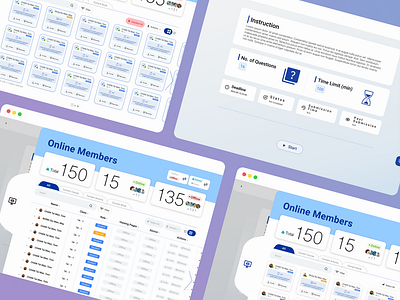 iClass One - Online Member's Panel browser design desktop e learning platform elearning figma graphic design interaction design interactive design ui uidesign uidesigner uifreelance uiinspiration uiux design ux