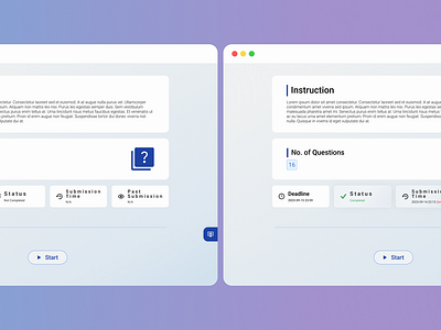 iClass One - MC / Quiz Activity | Part 2 branding design e learning platform elearning figma interaction design interactive design ui uidesign uidesigner uifreelance uiinspiration uiux design