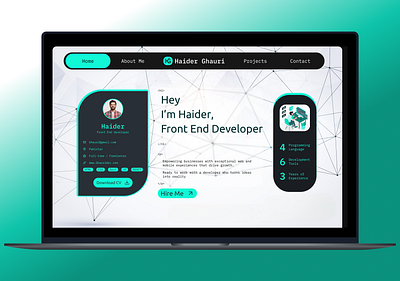 🚀 Developer Portfolio Design Concept! brand design designer developer figma graphicdesign modern portfolio profile programmer project showcase skills ui ux work