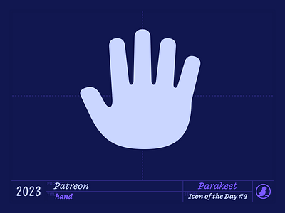 Icon of the Day #4 design hand hands icon icons ios patreon round rounded soft ui vector