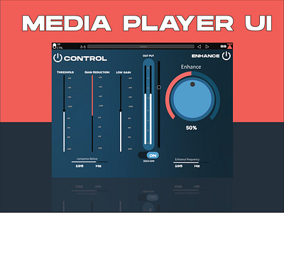 MEDIA PLAYER UI graphic design mediaplayer mediaplayerui ui uiux