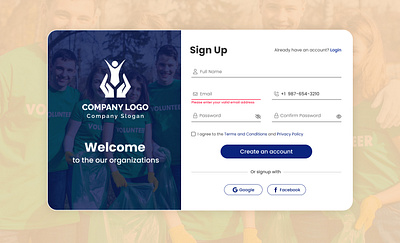 Sign Up app sign up ui ux