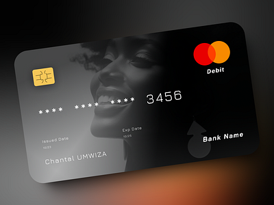 Bank card design 3d animation branding graphic design logo motion graphics ui