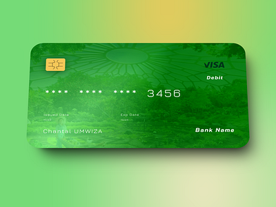 Bank card design 3d animation branding graphic design logo motion graphics ui