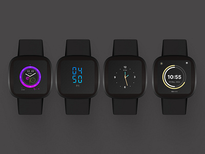 Futuristic Digital Watch Interface concept design dark mode digital display digital watch futuristic design high tech minimalist sleek design smartwatch tech interface uiux design watch interface wearable technology