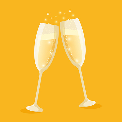 champagne glass cartoon champagne drink glass graphic design icon illustration vector wine