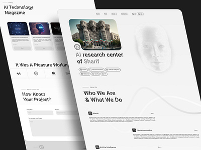 💎 AI's Future, Built Today graphic design ui ux webdesign website