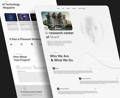 💎 AI's Future, Built Today graphic design ui ux webdesign website