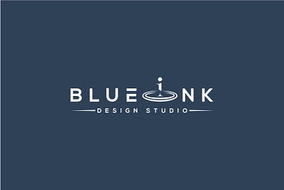 BLUEINK LOGO DESIGN blueink logo design business logo design flat logo geometric logo graphic designer illustration minimalist logo modern logo modern logo design mzmonir new logo outstanding logo studio business logo