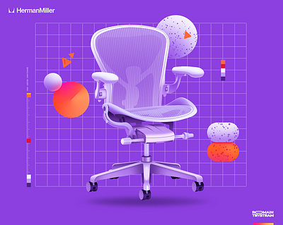 Aeon chair - Herman Miller chair design furniture gravity hermanmiller illustration lux mobilier product productdesign