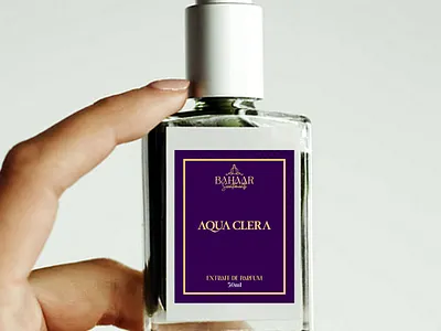 Bahaar Label | 50ml Perfume Bottel bottel branding design graphic design label perfume