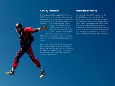 SkyDiving Brochure (InDesign) adobe design graphic design indesign