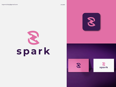 Spark logo design/ S letter logo design brand identity branding icon letter s logo logo logo design logos s s letter s logo spark technology thunder