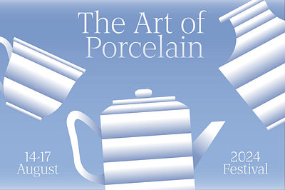 Porcelain Festival - Visual Identity branding graphic design illustration