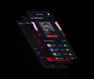 Cryptify - App User Interface appdesigner appui appuidesign appuiux appuxdesign branding cryptify cryptoapp cryptodesign design designinspiration dribble illustration landingpage ui uidesign uiux uiuxdesigner ux uxd