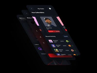 Cryptify - App User Interface appdesigner appui appuidesign appuiux appuxdesign branding cryptify cryptoapp cryptodesign design designinspiration dribble illustration landingpage ui uidesign uiux uiuxdesigner ux uxd