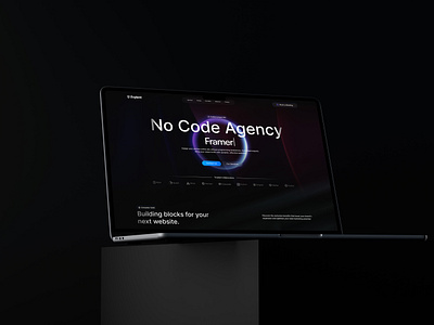 No Code Agency Using Framer 3d agency farmer nocode webflowdevelopers webflowwednesday wordpress