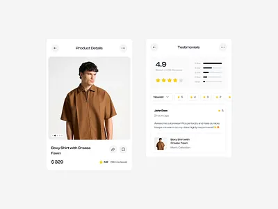 E-commerce app component UI Design app design design figma graphic design ui uiux ux ux design web design