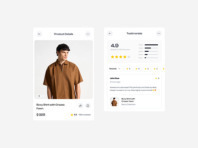 E-commerce app component UI Design app design design figma graphic design ui uiux ux ux design web design