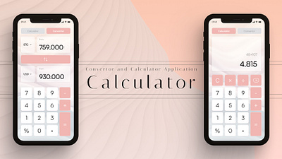 DailyUI4:Calculator app application calculator convertor daily dailyui design ui