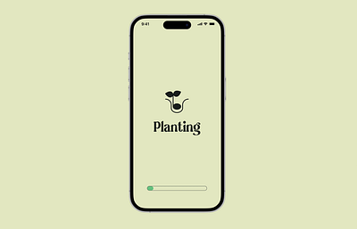 Planting Plant Care App ui ux