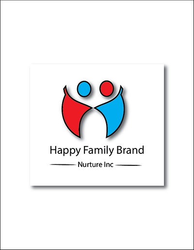 Happy family brand modern logo happy family brand logo logo modern logo