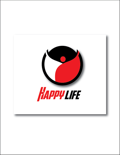 Happy life logo happy life logo modern logo