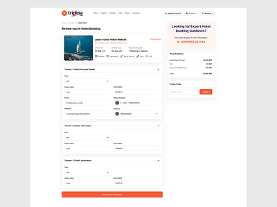 Booking - Forms UI Design book booking booking website forms ui ux web website