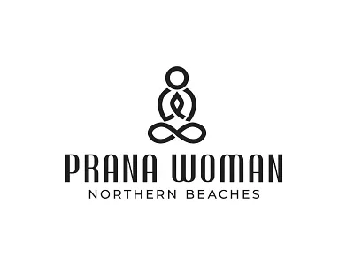 Prana Woman_Logo design branding cool creative design icon logo minimal simple yoga