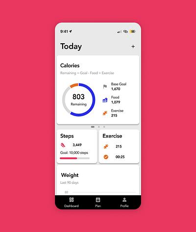 Fitness Tracker dailyui