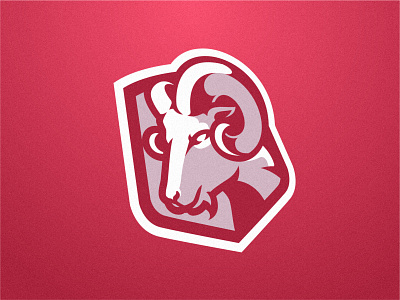 RAMS LOGO animals business capricorn character design emblem farm goat graphic design head horned illustration logo mascot mountain rams sign sports symbol vector