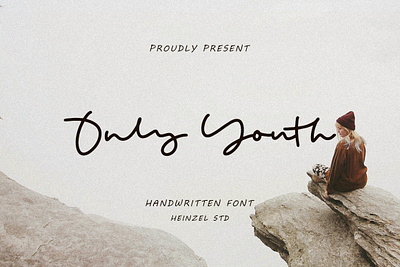 Only Youth Handwritten Font animation beautiful font best seller font branding canva font cricut font cursive font design font graphic design handwriting handwritten illustration logo modern font motion graphics script font social media ui wedding font